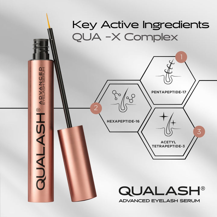 Wimpernserum für Long Lashes – QUALASH® Advanced Lash & Eyelash Serum 3,5 ml für schnell Wachstum, T