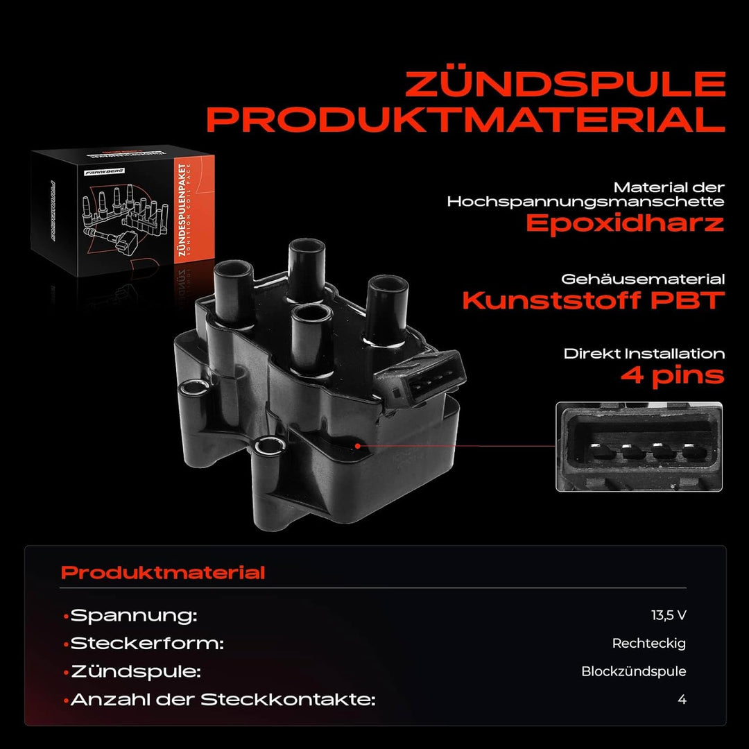 Zündspule Zündmodul für AX ZA ZX N2 106 1 20 741B 20A/C 306 7 N 405 4 400 RT XW 600 RH 800 XS M-I-N-