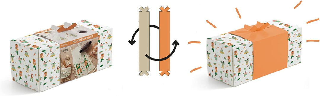 Home Baker Kit Brotbackschale + Schürze + Tasche, Brotbackschale + Schürze + Tasche