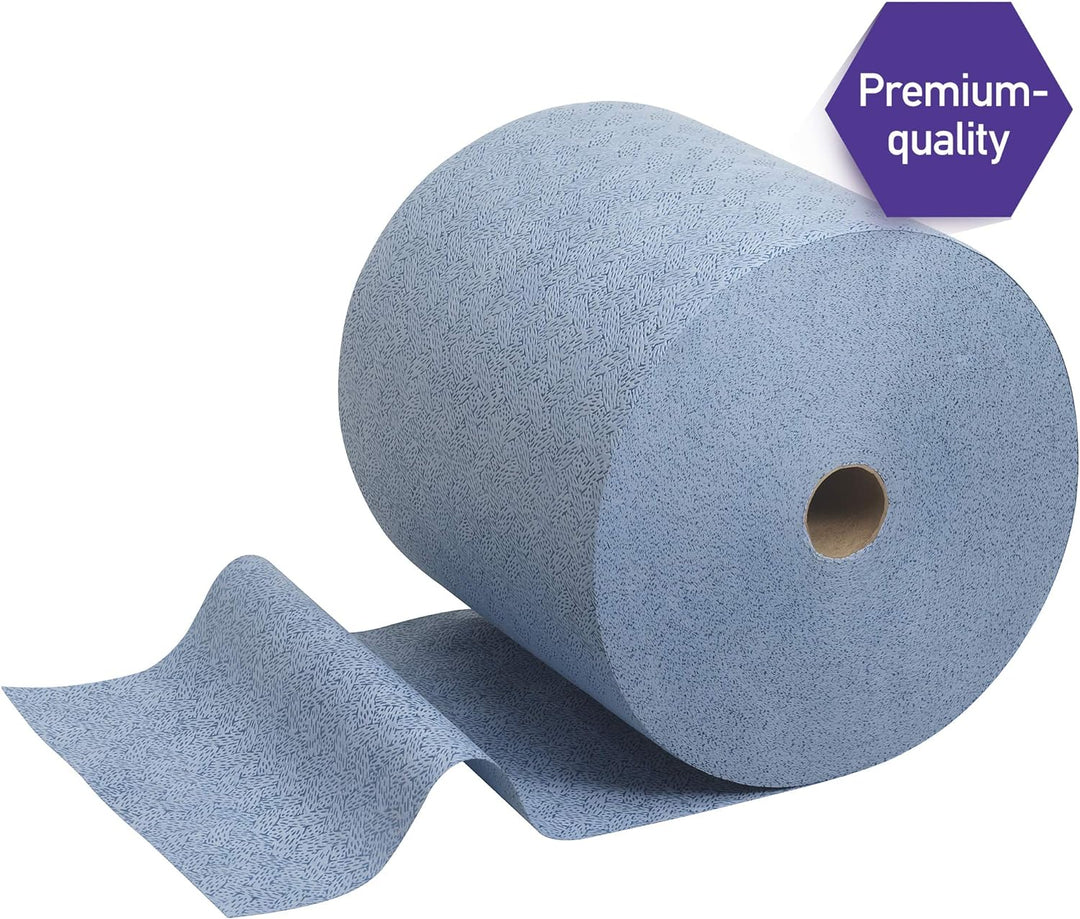 Kimtech Pure Prozesswischtücher, Industrielle Reinigungstücher, 1-lagig, 1 Jumbo-Rolle x 500 Tücher,
