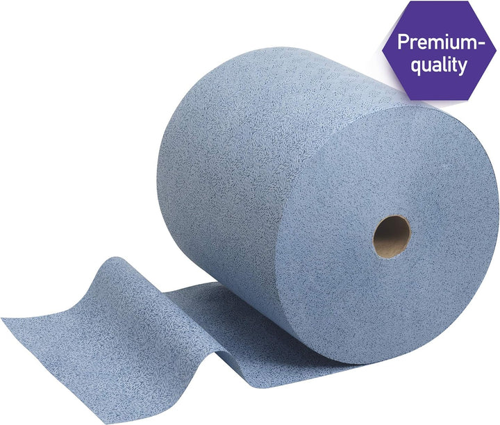 Kimtech Pure Prozesswischtücher, Industrielle Reinigungstücher, 1-lagig, 1 Jumbo-Rolle x 500 Tücher,
