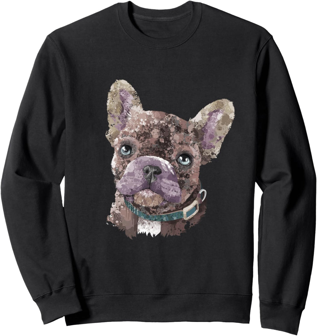 Frenchie Shirt Damen Mama Französische Bulldogge Geschenk Sweatshirt