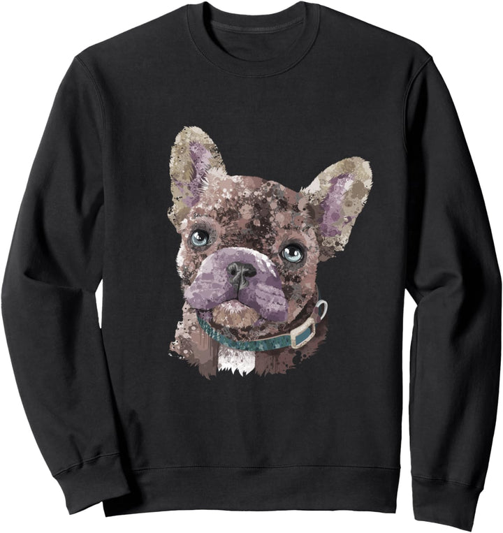 Frenchie Shirt Damen Mama Französische Bulldogge Geschenk Sweatshirt