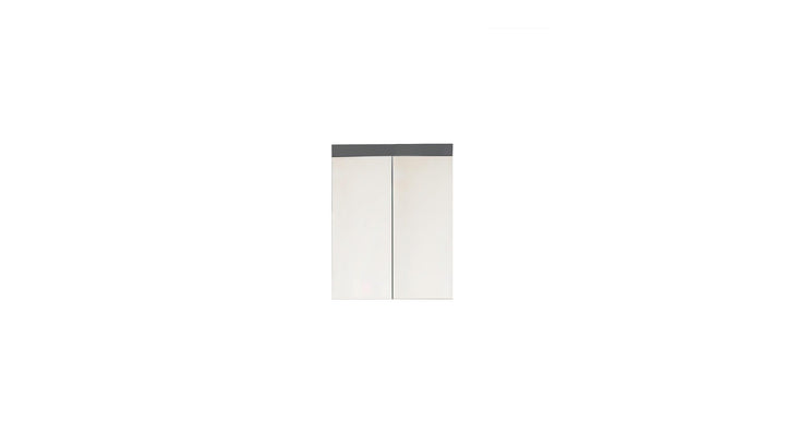 trendteam smart living - Spiegelschrank inkl. Beleuchtung - Bad - Amanda - Aufbaumass (BxHxT) 60 x 7