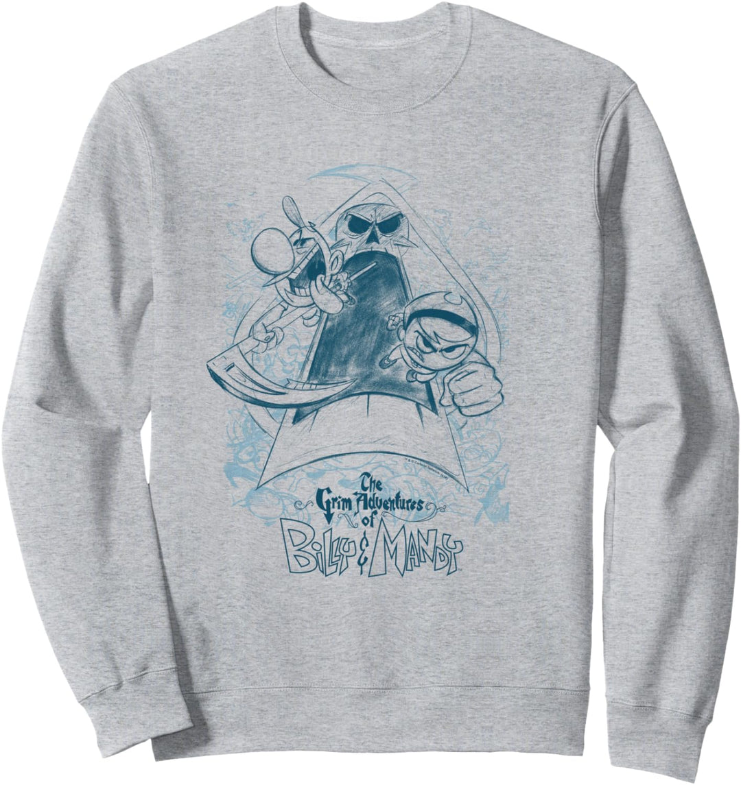The Grim Adventures of Billy & Mandy Sketched Sweatshirt