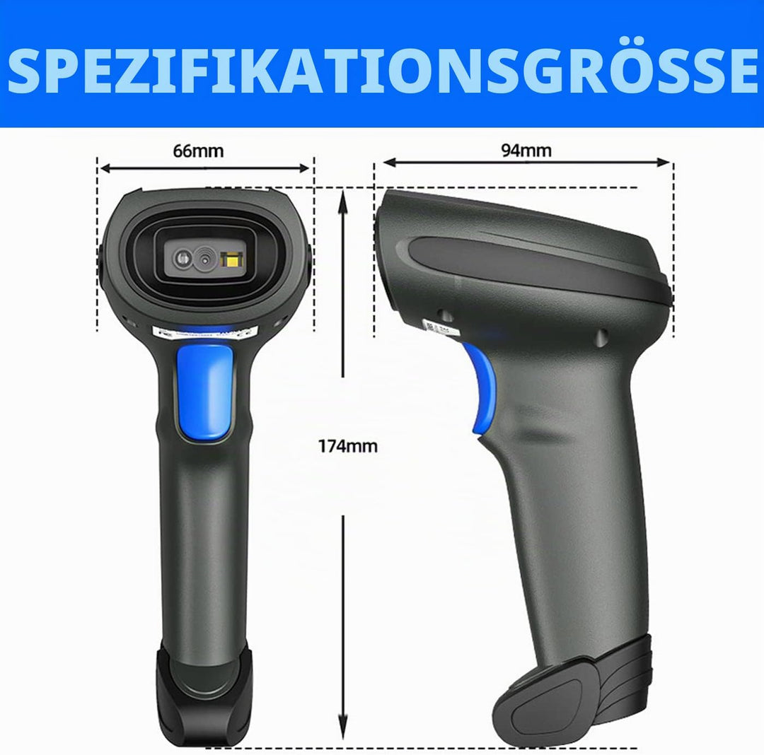 LENVII Handheld 2D QR Barcode Scanner,Kabelgebundener 1D-CCD-Barcode-Leser, unterstützt das Scannen