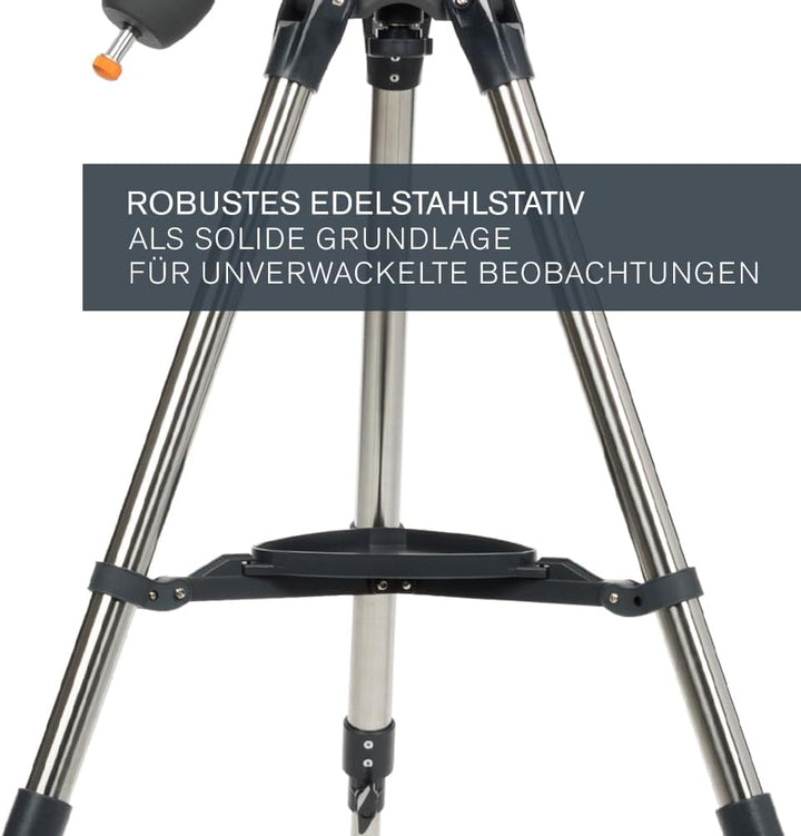Celestron 31045 AstroMaster 130EQ Newtonsches Spiegelteleskop, Dunkelblau AstroMaster 130EQ Reflekto