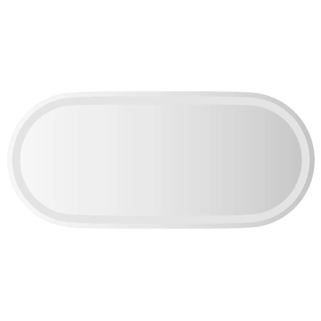 vidaXL LED Badspiegel, Spiegel für Badezimmer, Badezimmerspiegel Wandmontage mit 1 Haken, Wandspiege