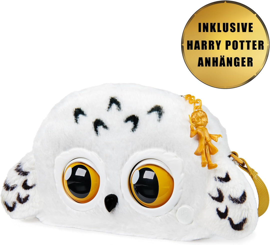 Wizarding World Harry Potter Hedwig Purse Pets, interaktive Eulen-Umhängetasche mit mehr als 30 Gerä
