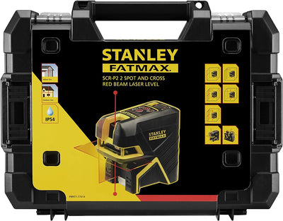 Stanley FatMax Kreuzlinien- und 2-Punktlaser rot FMHT1-77414 (selbstnivellierend, mit roter Diode, G