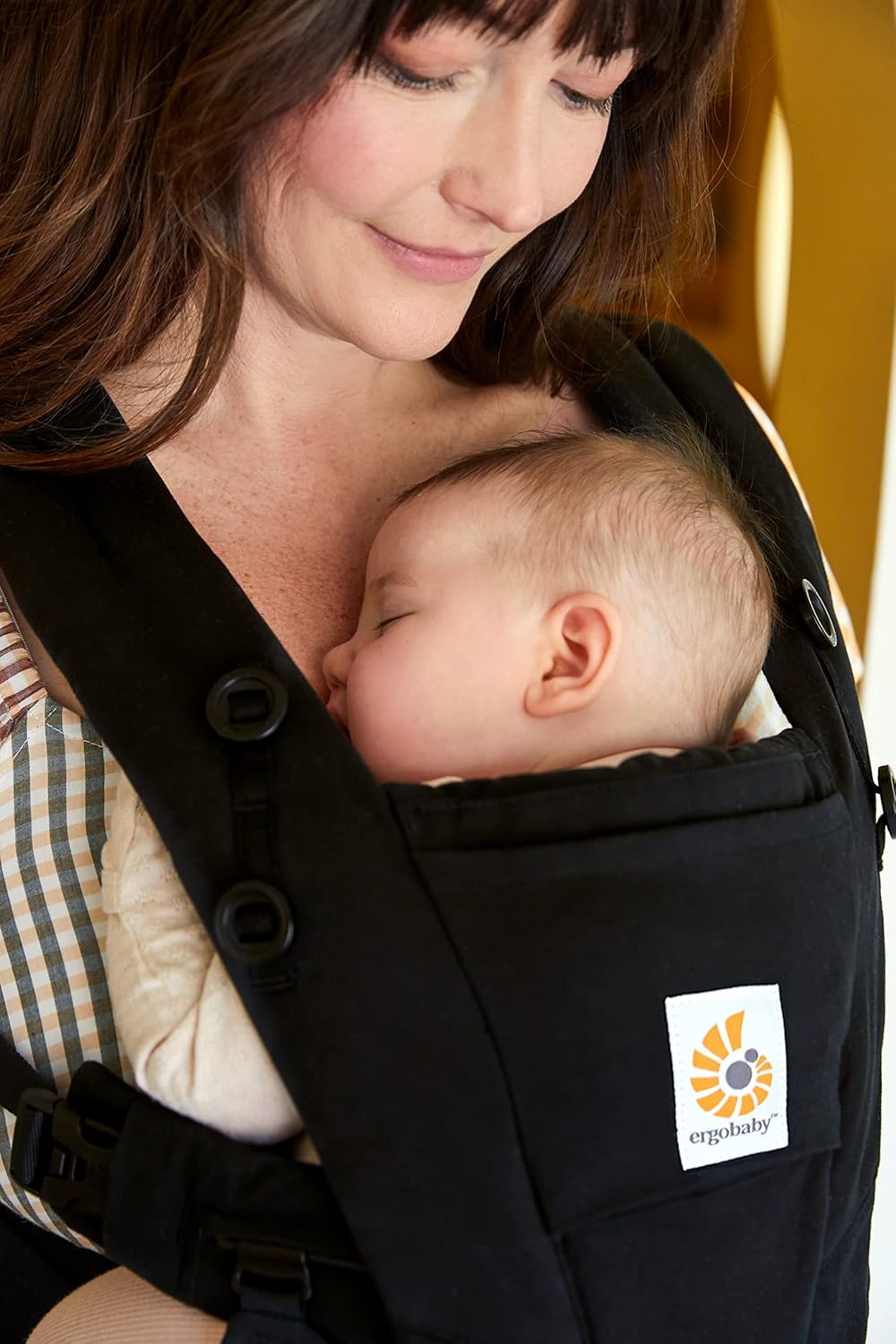 Ergobaby Omni Dream Babytrage für Neugeborene ab Geburt bis 20,4kg, 4 Positionen SoftTouch Cotton Er