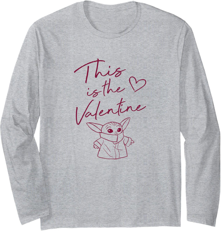 Star Wars: The Mandalorian The Child This Is The Valentine Langarmshirt