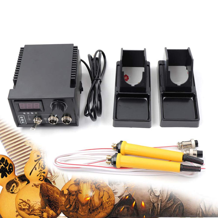 Phyrographie-Maschine, Kit für Holz, 60 W, Profi-Holz, Digital, Temperatur einstellbar von 0 °C bis