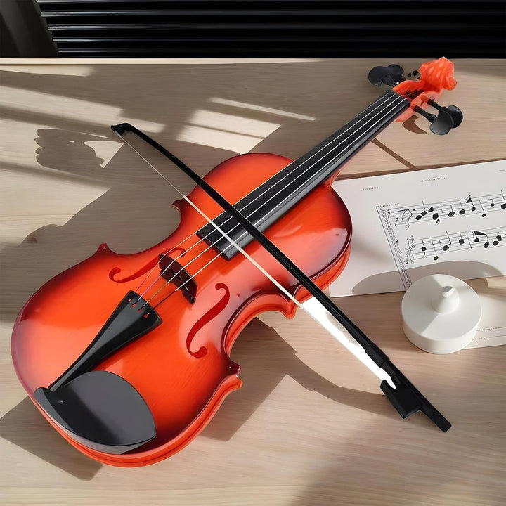Geige, Musikspielzeug Für Kinder, Kinder Anfänger Üben Violine für Alltag Sammlung Reise Zuhause Fam