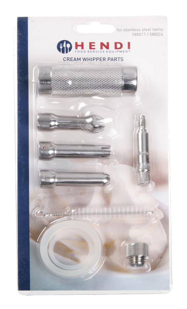HENDI Reparaturset, für HENDI Sahnespender 588017 & 588024, Teile für Sahnespender, Aluminium, Spare