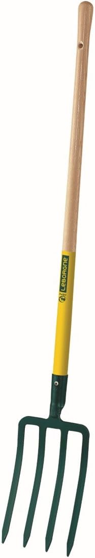 Leborgne 432297-Traditional Grabgabel Hülse 30 cm, Ständer Novagrip Stiel Ständergriff Dents standar