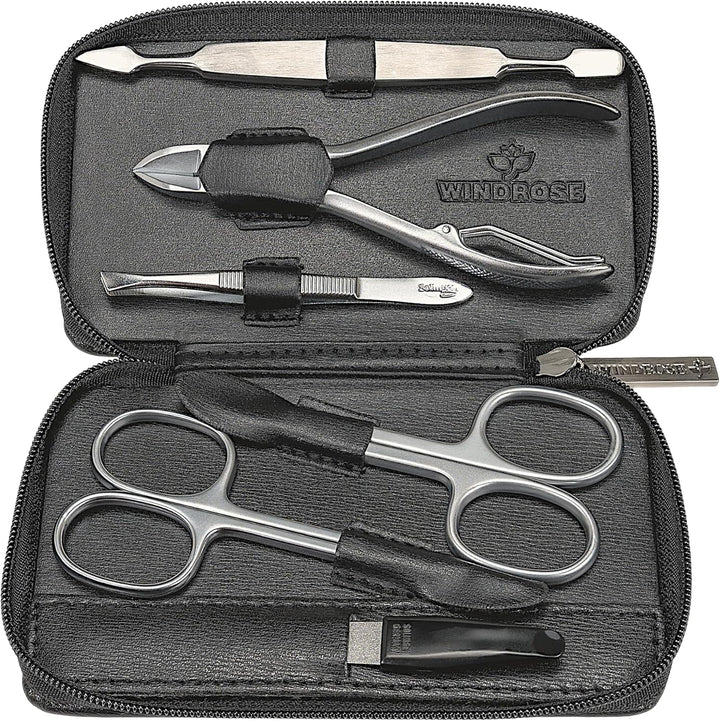 Windrose Ambiance Manicure mit Bestückungen aus dem Hause Zwilling/Solingen 12,5 cm schwarz, Schwarz