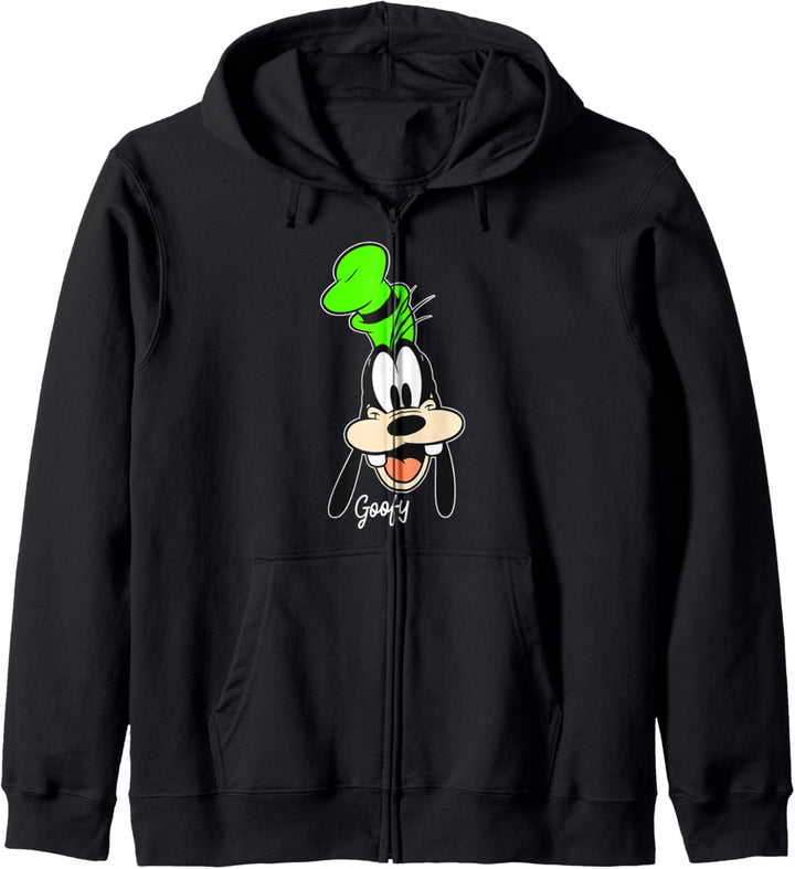 Disney Mickey And Friends Goofy Big Face Portrait Kapuzenjacke