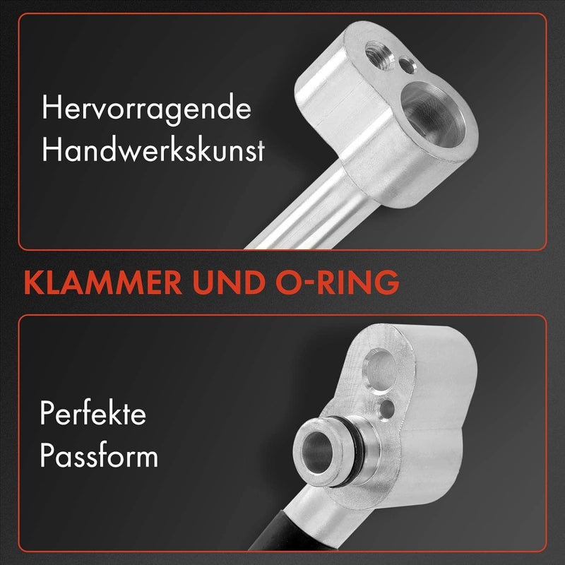 Frankberg Klimaleitung Klimaschlauch Druckleitung Kompatibel mit Q7 4LB 3.0L-5.9L 2006-2015 T.o.u.a.