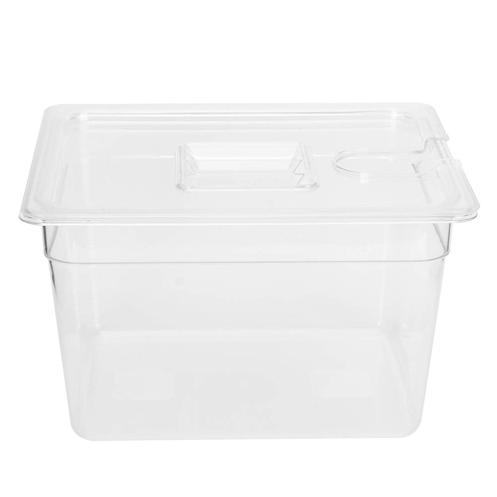 Sous Vide Behälter Mit Deckel, 11L zusammenklappbarer Sous Vide Behälter mit Deckel für Sous Vide Zi