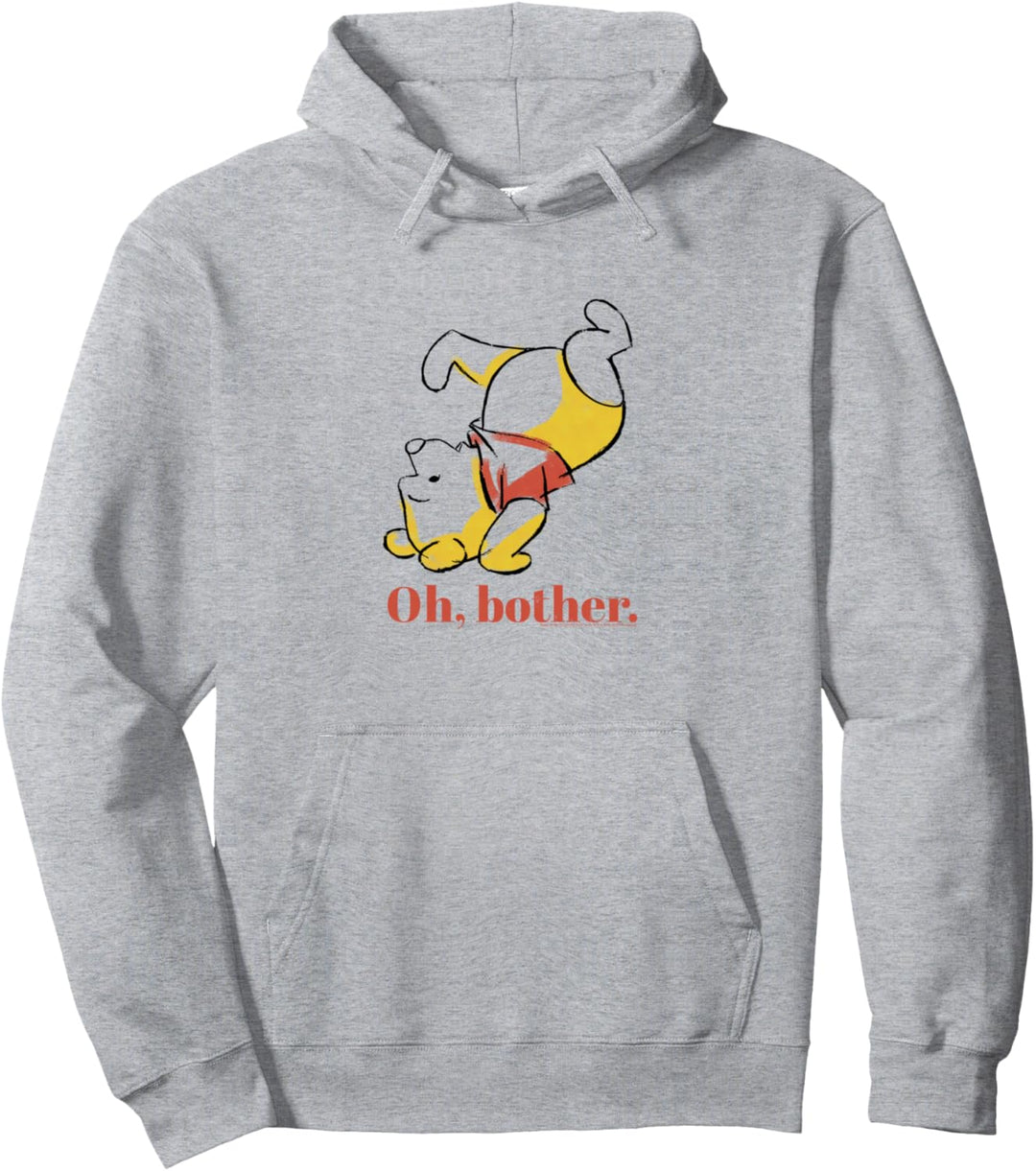 Disney Winnie The Pooh Somersault Transparent Oh Bother Pullover Hoodie