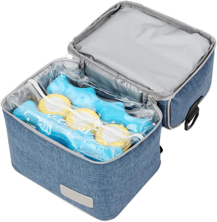 Mengshen Breast Milk Baby Bottle Cooler Bag/Waterproof Baby Milk Bag Freezer/Mommy Travel Backpack/P