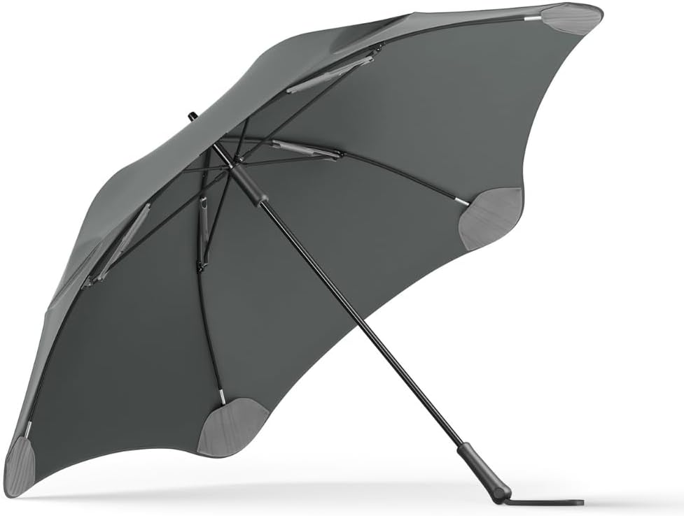 Blunt Executive Stockschirm Regenschirm grau | gross & sturmfest für 2 Personen – 138 cm Ø | Innovat