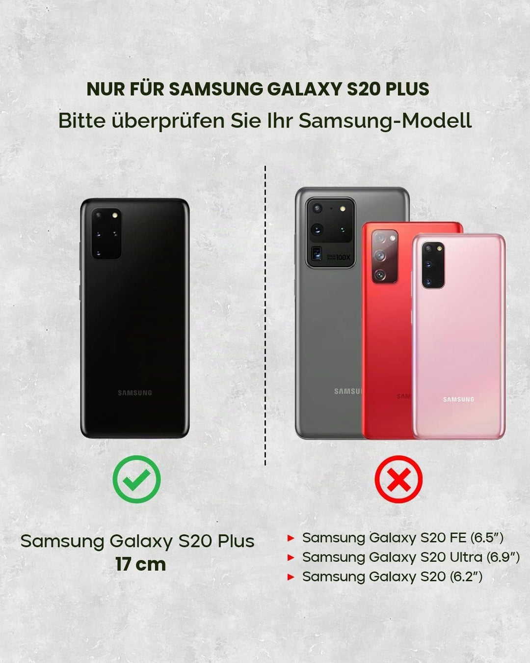 Porter Riley - Lederhülle für Samsung Galaxy S20 Plus. Premium Echtleder Standhülle/Cover/Brieftasch