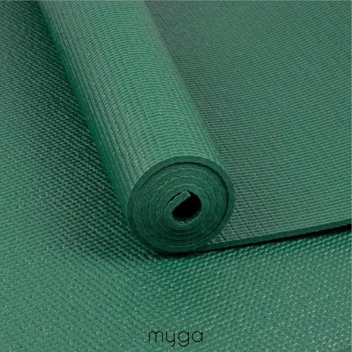 Myga Einsteiger-Yogamatte | Rutschfest & Leicht zu tragen – 4 mm Dicke | Ideal für Yoga, Pilates, Me