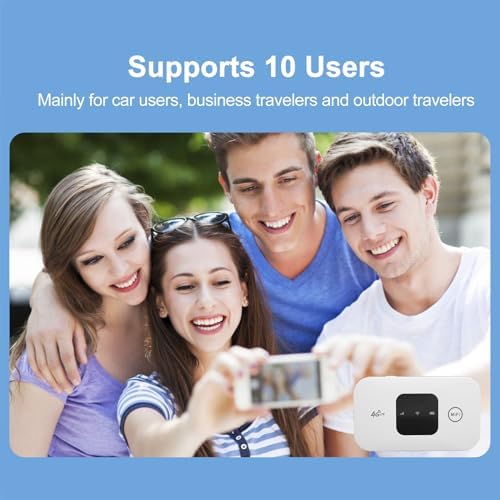 Mobile WiFi Hotspot, Wireless Portable Travel Outer Unterstützt 10 Benutzer gleichzeitig, Pocket WiF