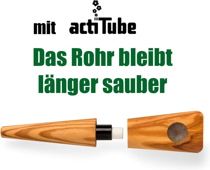 actiTube Aktivkohlefilter, Silber, M, M