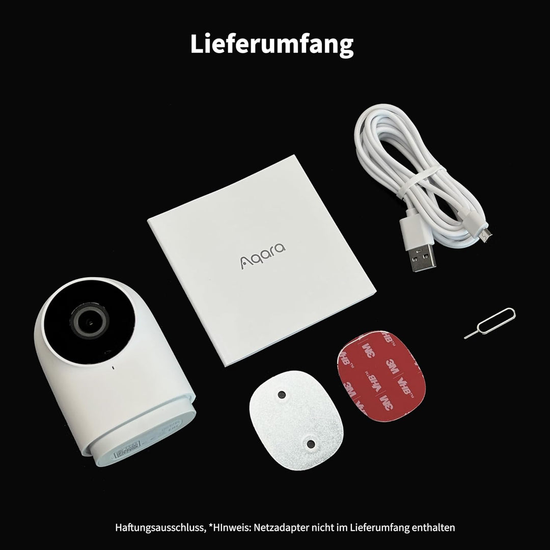 Aqara Kamera-Hub G2H Pro, 1080p HD HomeKit Secure Video Indoor Kamera, Nachtsicht, Zwei-Wege-Audio,