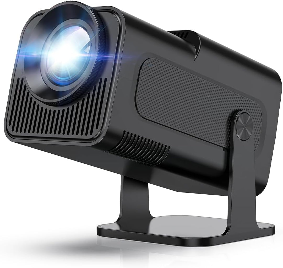 Beamer 4K, HY320 Mini Beamer mit Wifi6 Bluetooth, Android TV, Portable Smart Projektor Unterstützung