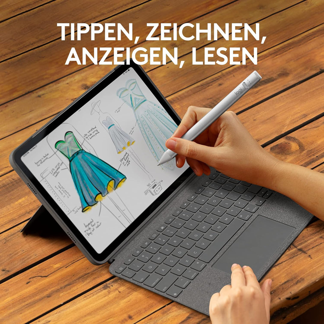 Logitech Combo Touch iPad Pro 11 Zoll (1., 2., 3., 4. Generation – 2018, 2020, 2021, 2022) Tastatur-