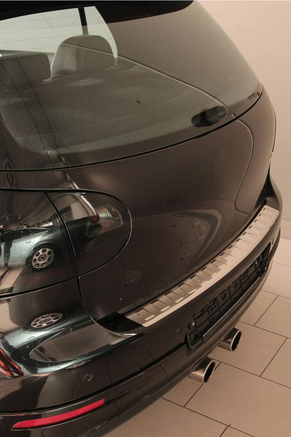Ladekantenschutz Edelstahl CHROM kompatibel für VW GOLF 5 V SCHRÄGHECK | mit Abkantung | premium Qua