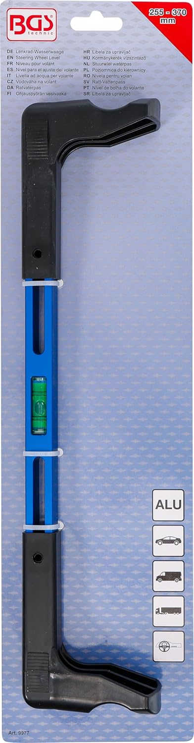 BGS 9977 | Lenkrad-Wasserwaage | Lenkrad-Einstellwerkzeug | Lenkrad-Einstellwaage