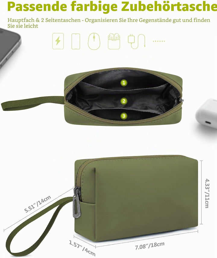 HYZUO 13 Zoll Laptop Hülle Tasche mit Einstellbarer Ständer für MacBook Air 13 M5 A3449 M4 M3 M2 M1