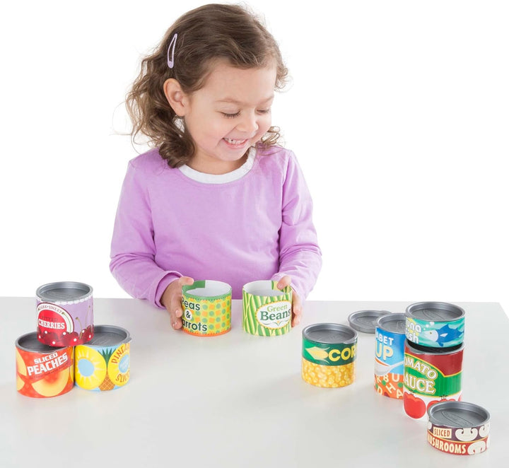 Melissa & Doug 14088 Kaufladenspielzeug — Konservendosen (Packung mit 2) 3+ (Packung mit 2) Canned F