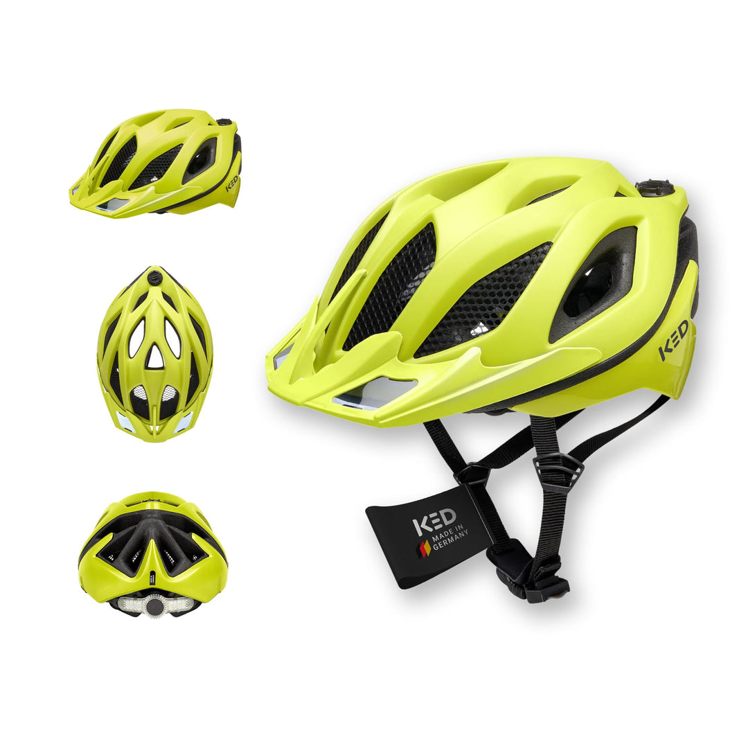 KED MTB Fahrradhelm SPIRI II Trend, gelb M (52-58cm), M (52-58cm)