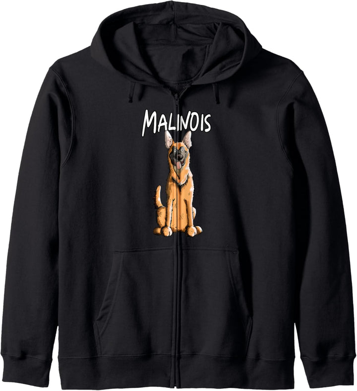 Malinois Hunde Geschenk fürs Hunde Frauchen & Herrchen Kapuzenjacke