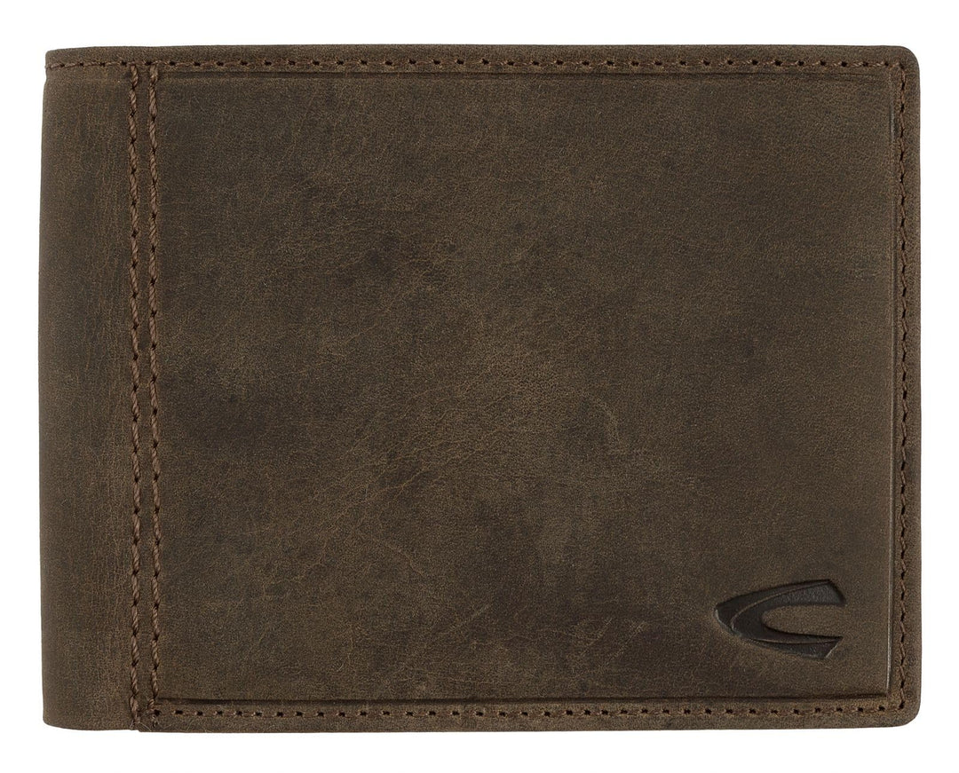 camel active Vietnam Herren Geldbörse RFID Querformat Leder Mittelgross, Brown
