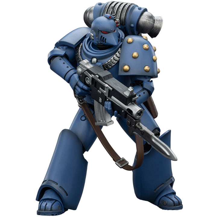 JOYTOY Warhammer 40K Horus Heresy, Ultramarines MKVI Tactical Legionary 1/18 Action Figur，Sammeln Un