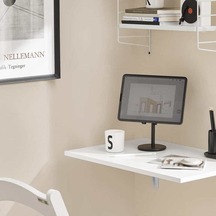 SoBuy FWT21-W Wandklapptisch Esstisch Klapptisch Küchentisch aus MDF weiss (60x40cm)