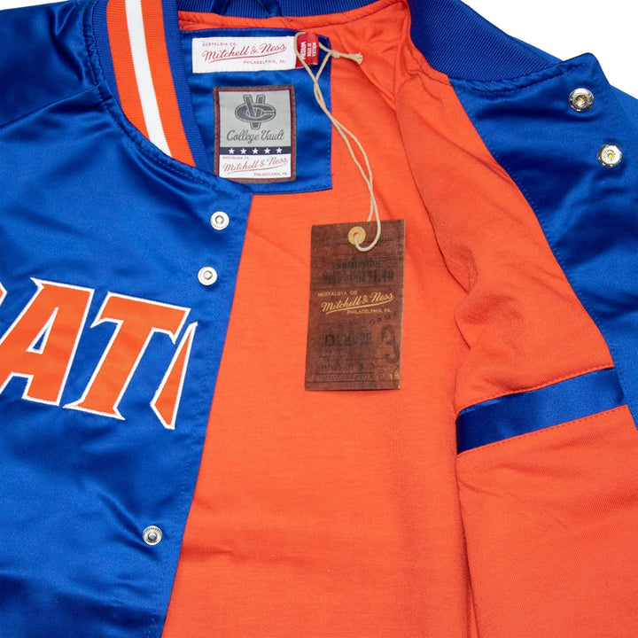 Mitchell & Ness NCAA Lightweight Satin Jacket M Florida, Blau, M Florida, Blau