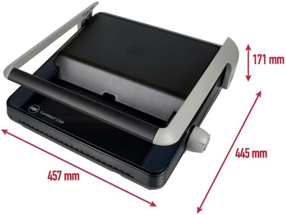 GBC 663733 CombBind C340 manuell-Bindegerät (mit automatischer Zentrierung), Manuell