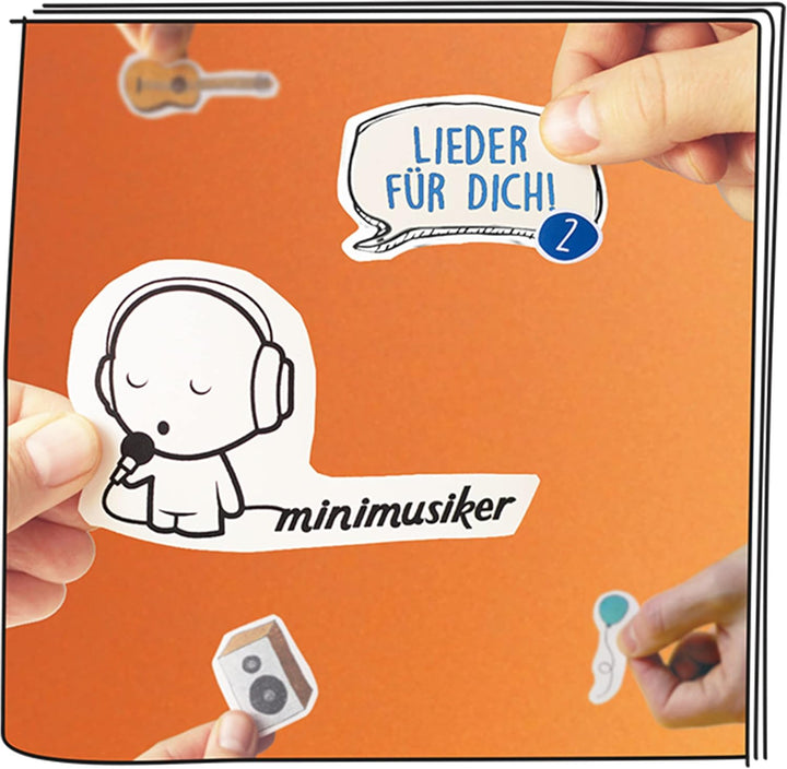 tonies Hörfiguren für Toniebox, Minimusiker - Musik für Dich 2, Kinderlieder für Kinder ab 4 Jahren,