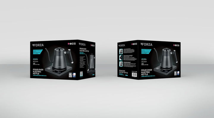 ECG Forza 8000 Pour over Nero, 1,0 l, 1200W Schwarz 1 Liter Schwarz, 1 Liter Schwarz