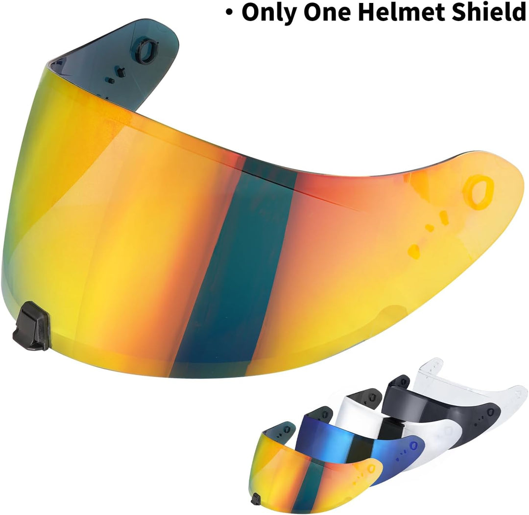 Helmvisier für Exo R420,Motorrad Windschutz Helm Objektiv Visier Vollgesichts,Motorradhelm Visier Zu