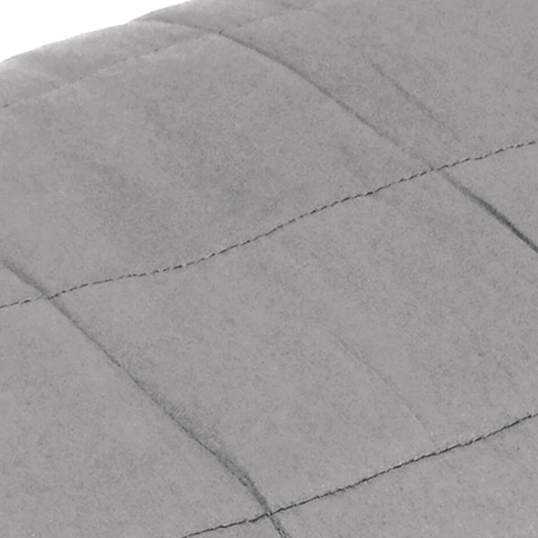 Gewichtsdecke Weighted Blanket Schwere Decke Zum Schlafen Schwere Decke Grau 220x240 cm 11 kg Stoff