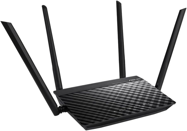 ASUS RT-AC1200 V2 Router (WiFi 5 AC1200 MIMO, 4x Fast Ethernet LAN, App Steuerung, DFS, IPv6) RT-AC1